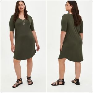 TORRID MINI SUPER SOFT TEE SHIRT DRESS SIZE 2 (2X)